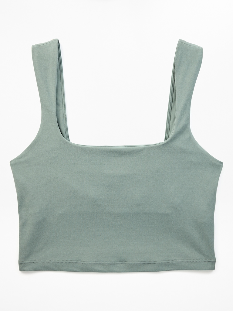 Transcend Square Neck Crop Sports Bra A-C