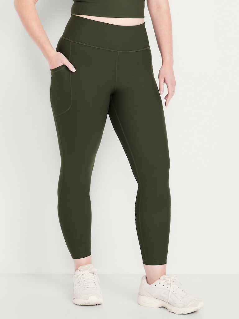 High-Waisted PowerSoft 7/8 Pocket Leggings
