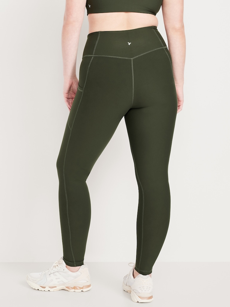 High-Waisted PowerSoft Full-Length Pocket Leggings
