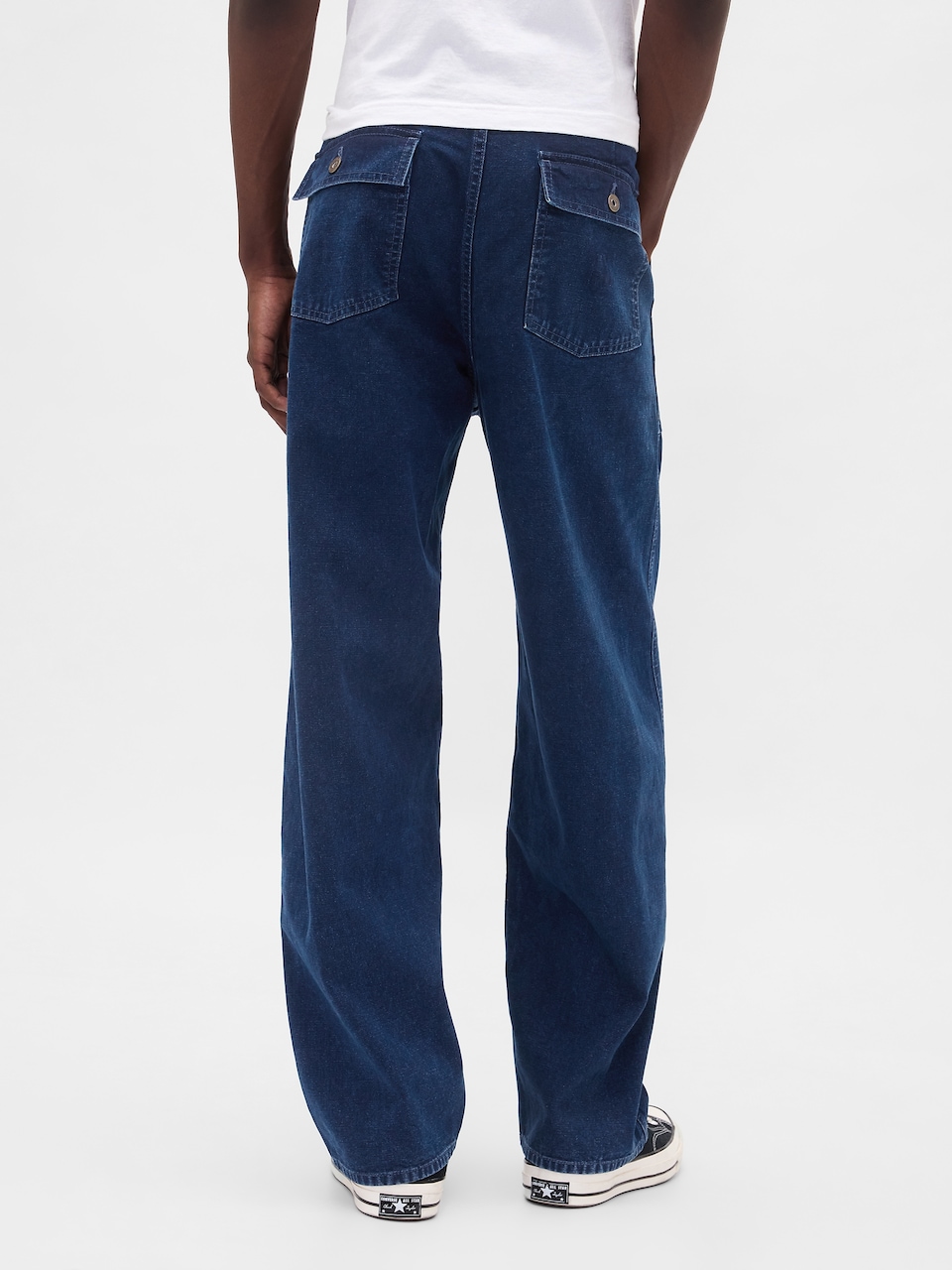Canvas Baggy Trouser Jeans
