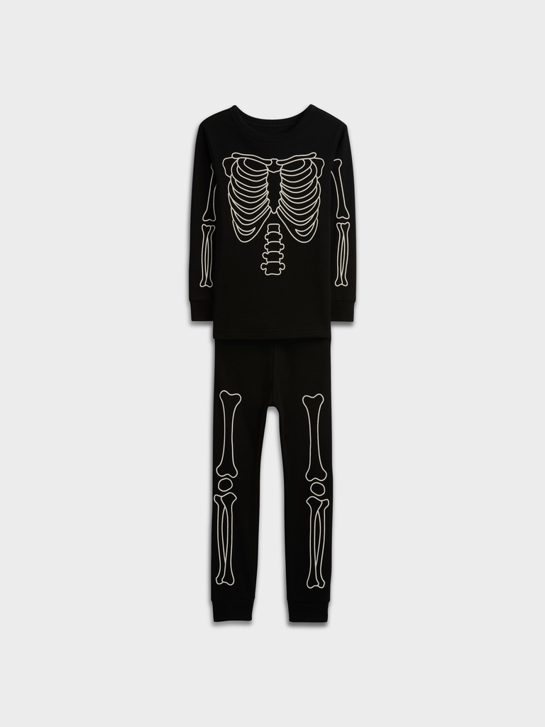 Kids & babyGap 100% Organic Cotton Glow-in-the-Dark PJ Set