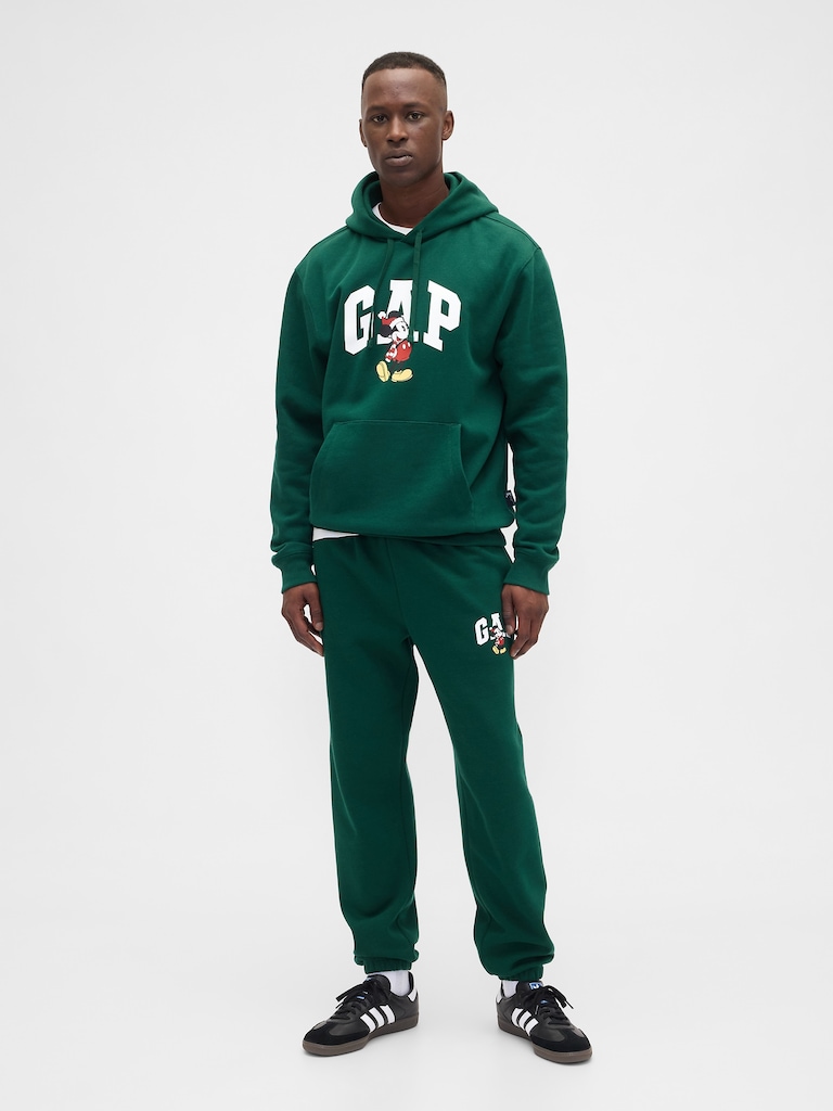 Disney × Mickey Mouse Relaxed Logo Hoodie