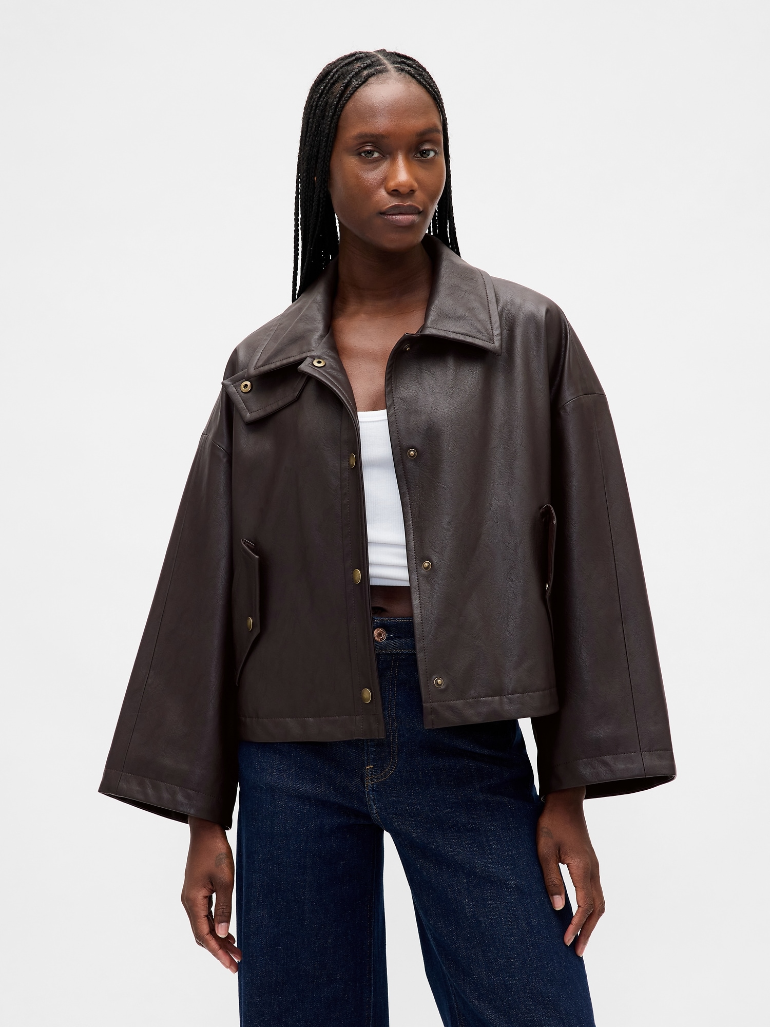レディース Gajess woman style jacket ブラウン36