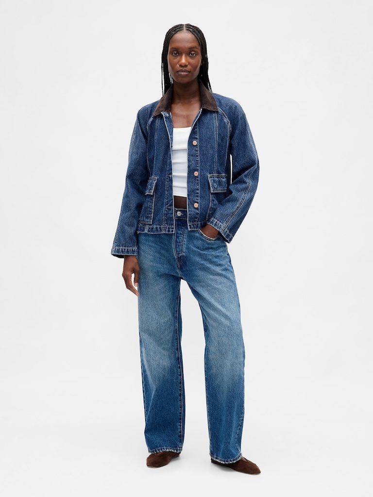 UltraSoft Denim Swing Chore Jacket