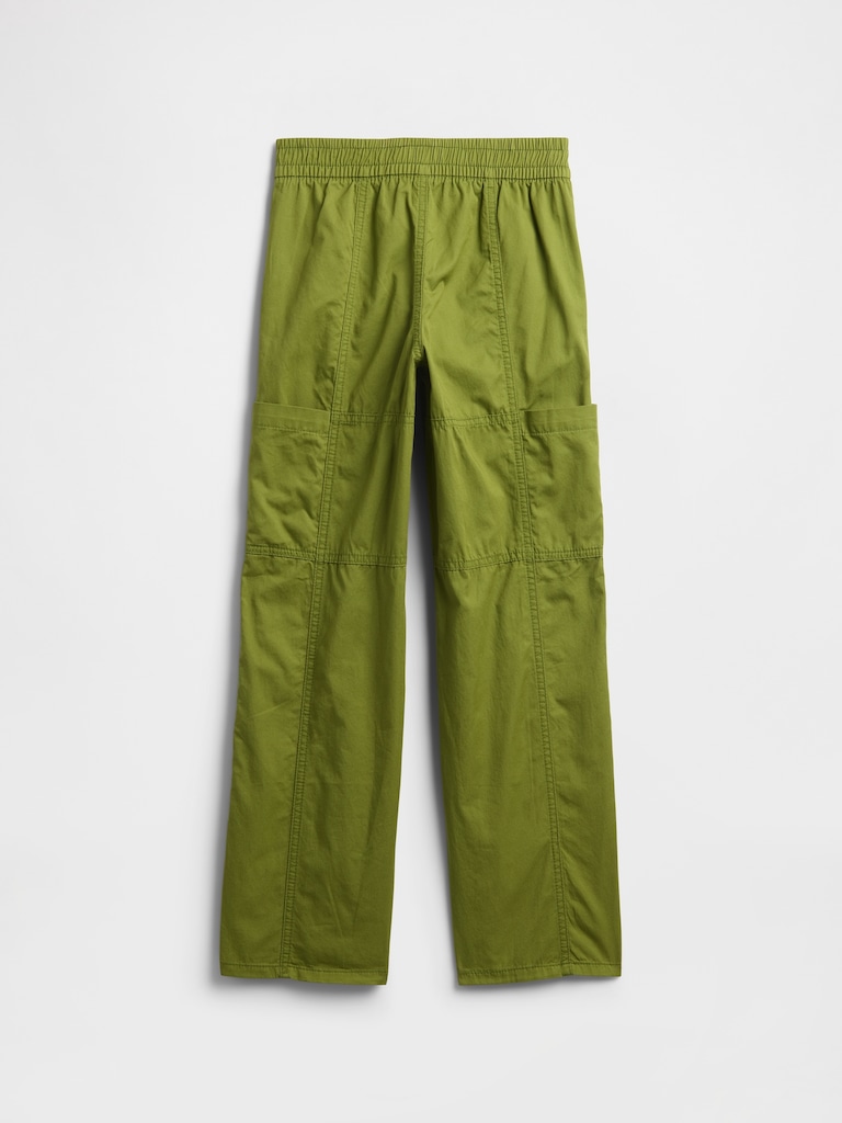 Kids Twill Loose Cargo Pants
