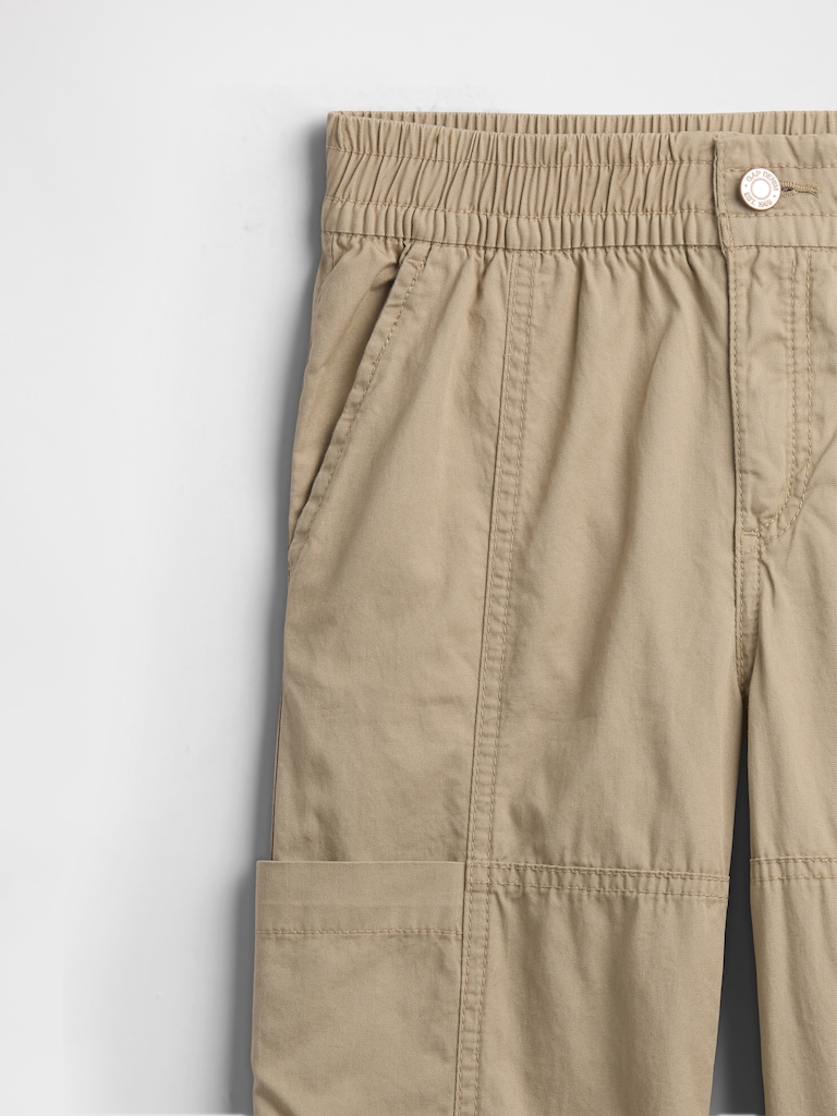 Kids Twill Loose Cargo Pants