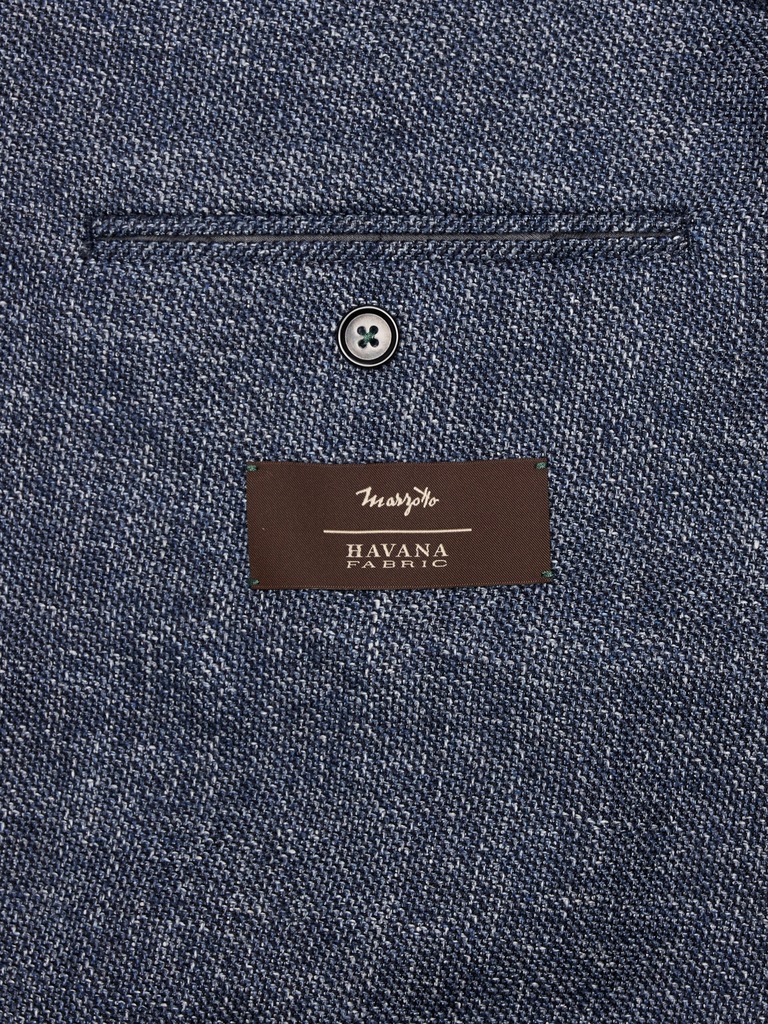 Italian Cotton-Wool Tweed Suit Jacket