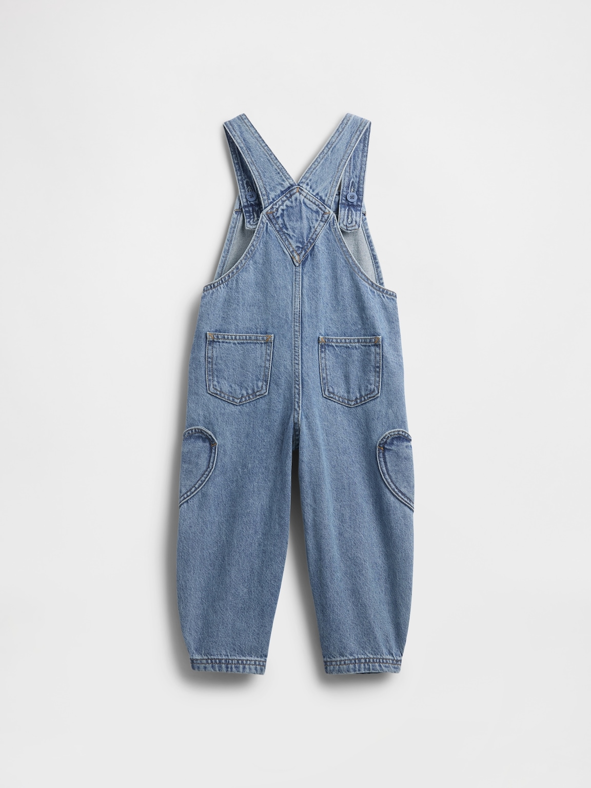 Baby & Toddler Heart Pocket Horseshoe Overalls