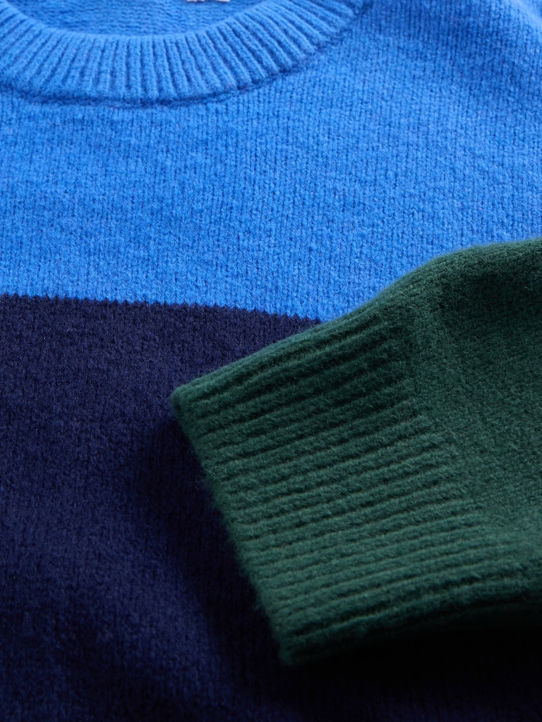 Kids CashSoft Relaxed Crewneck Sweater
