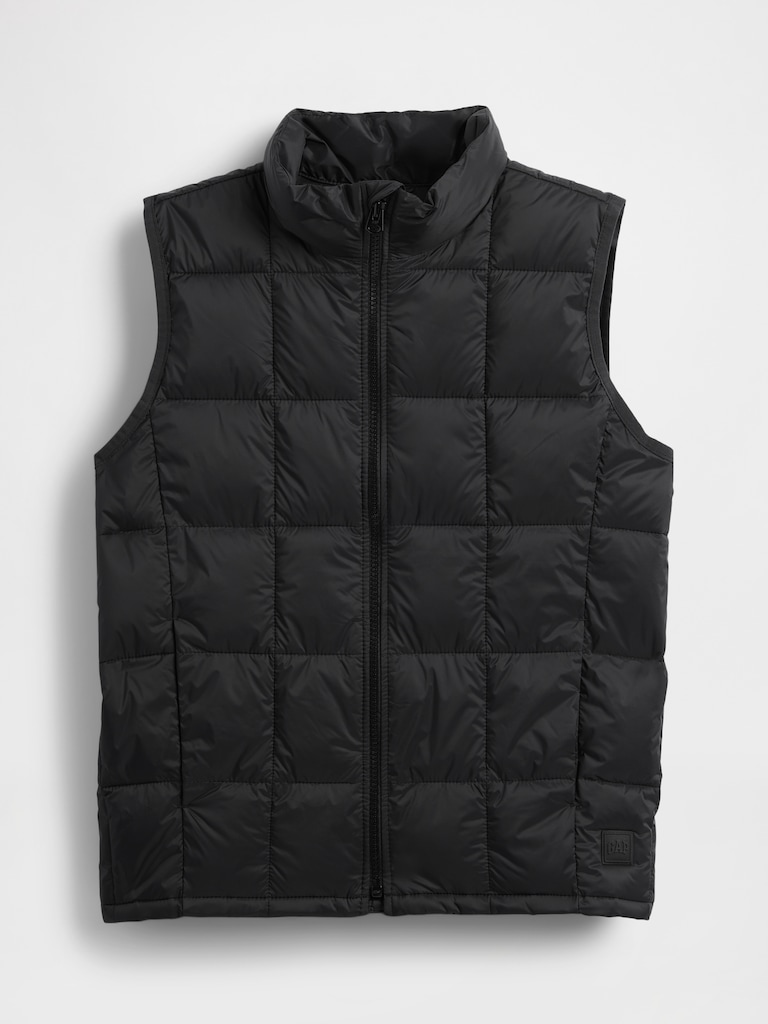 Kids Recycled Lightweight Puffer Vest