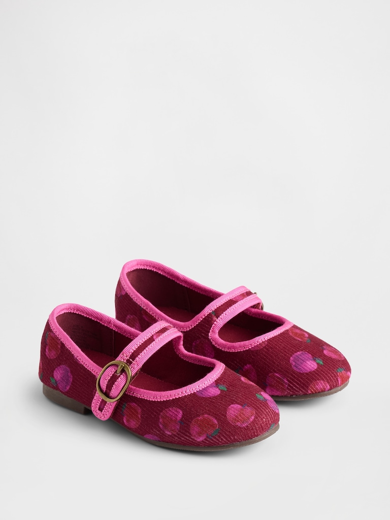 Toddler Corduroy Mary Jane Flats