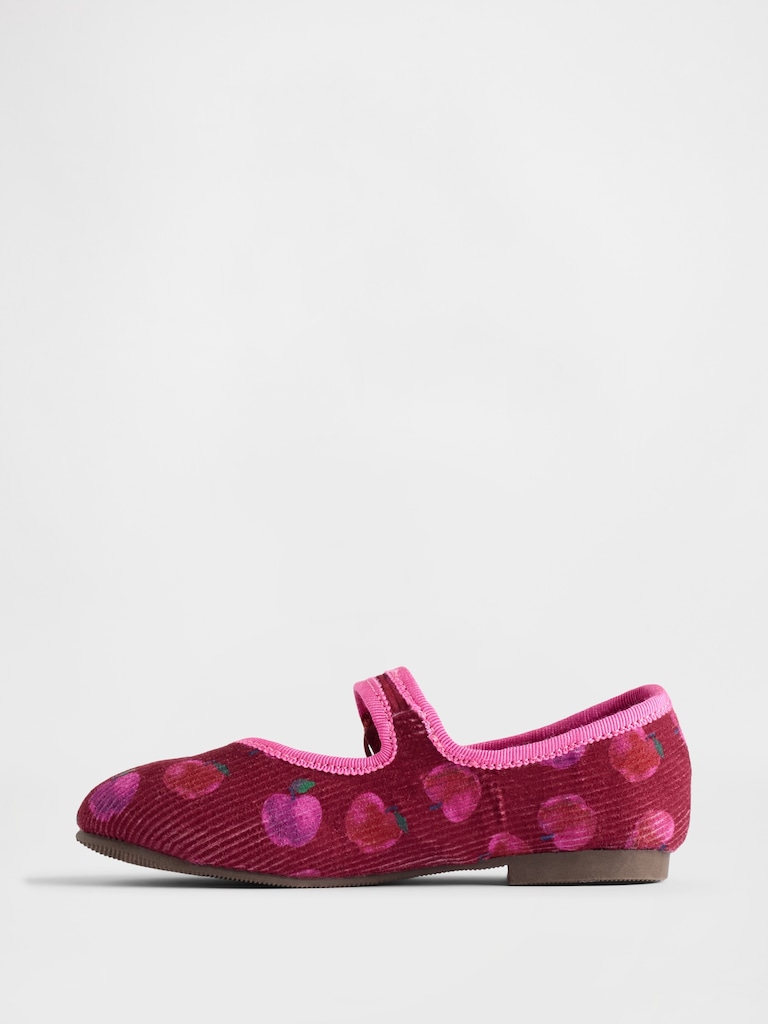 Toddler Corduroy Mary Jane Flats