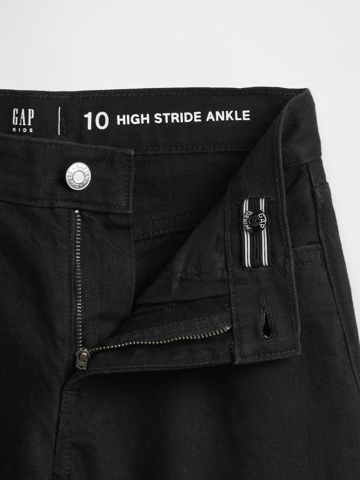 Kids High Rise Stride Wide-Leg Ankle Jeans