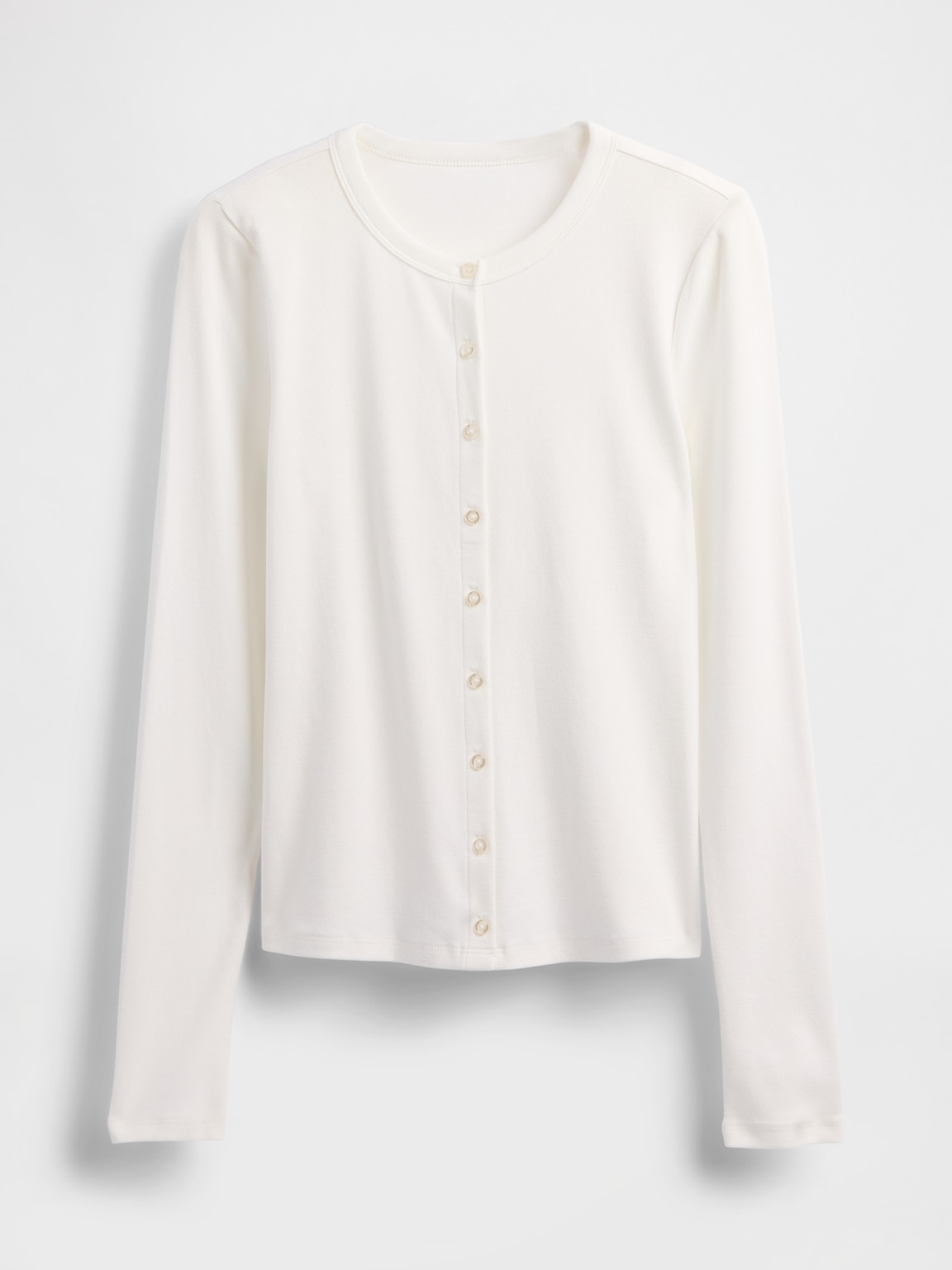 Modern Crewneck Cardigan