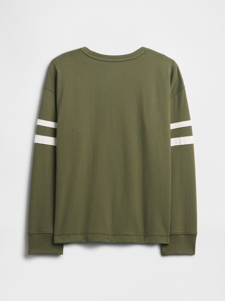 Kids Vintage Soft Relaxed Varsity T-Shirt