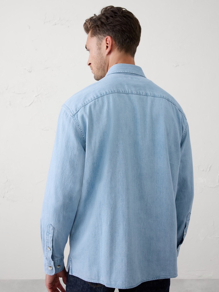 Relaxed-Fit Denim Overshirt