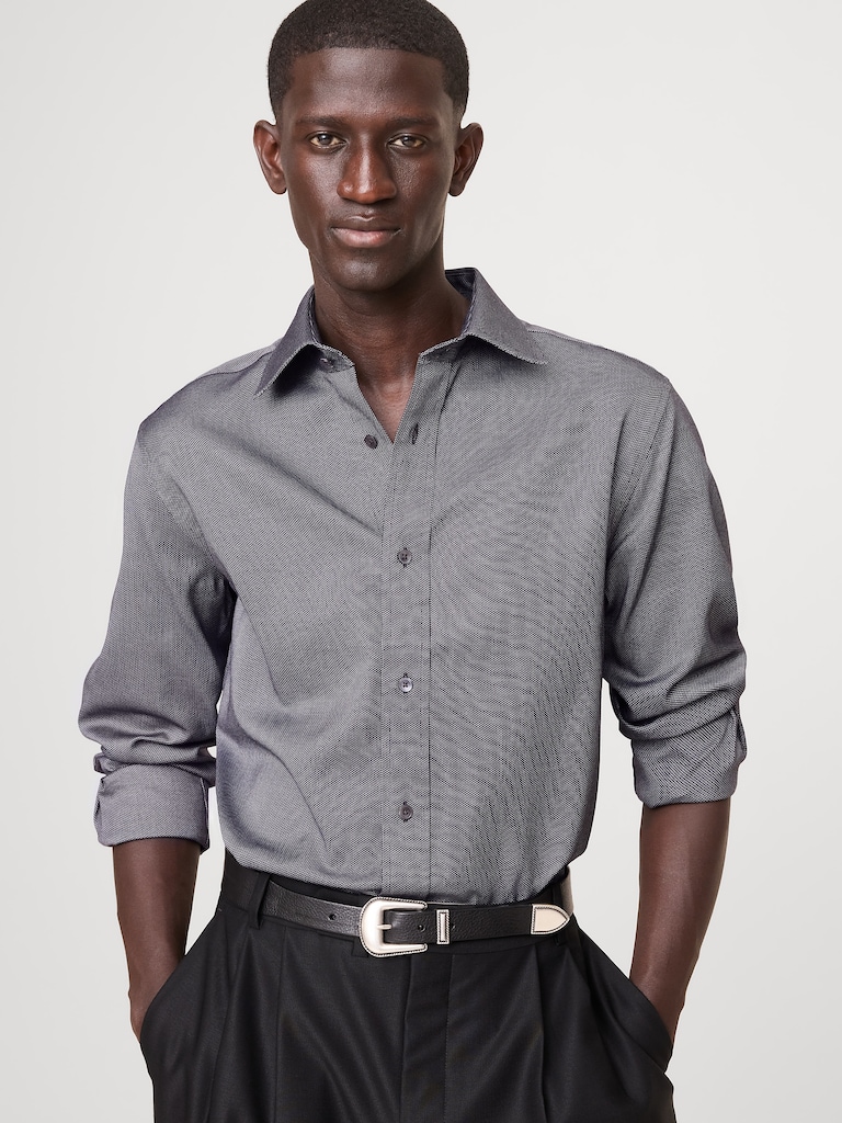 Standard-Fit Wrinkle-Resistant Dress Shirt