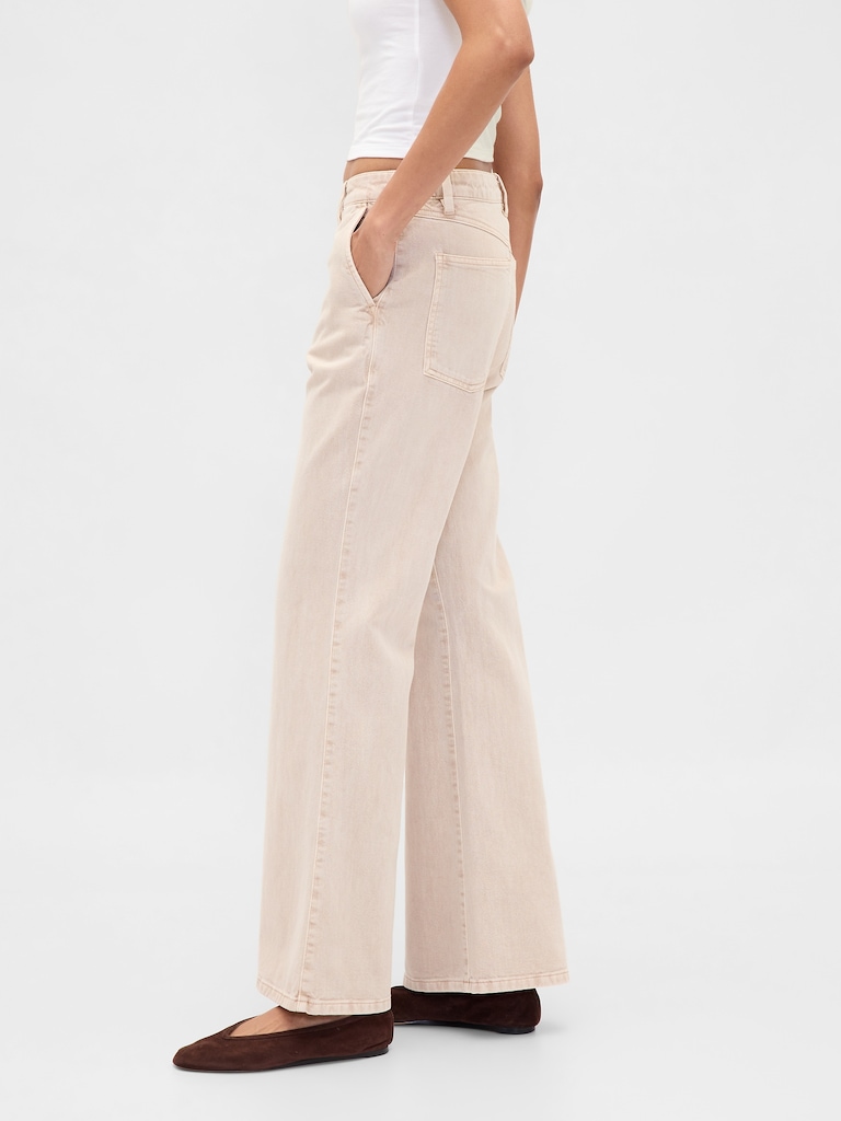 Low Rise Flare Khakis