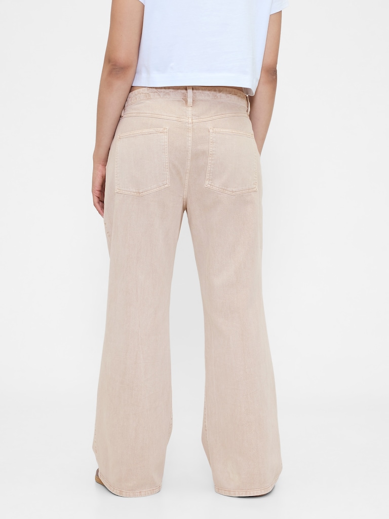 Low Rise Flare Khakis