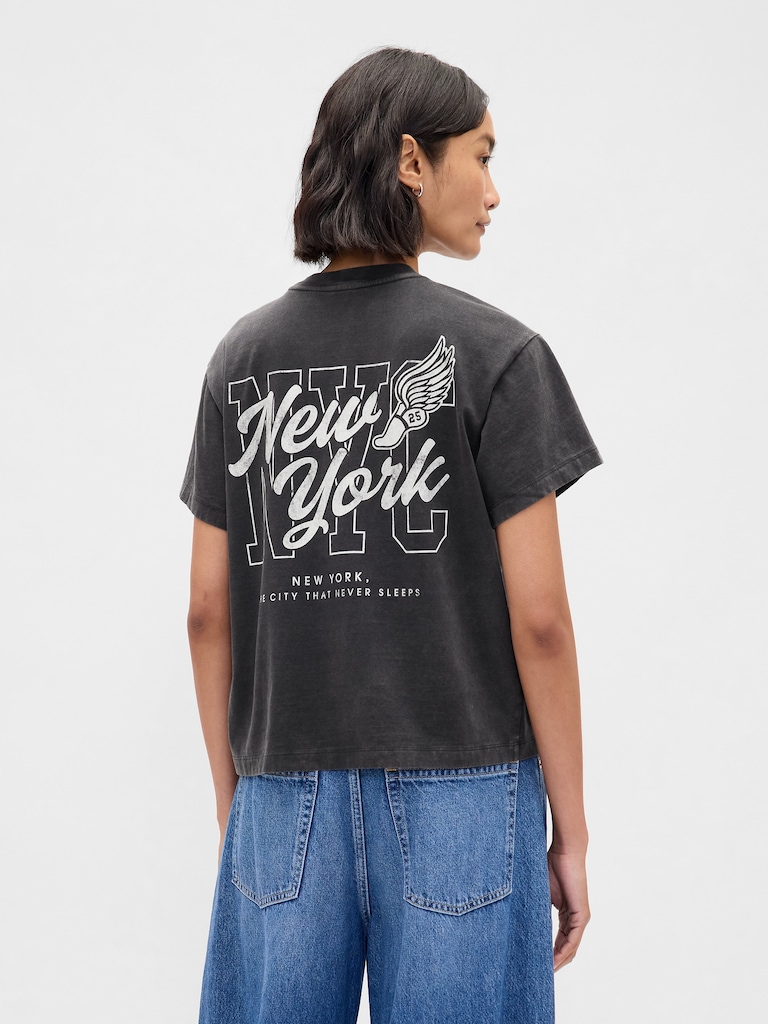 Relaxed NYC Graphic T-Shirt