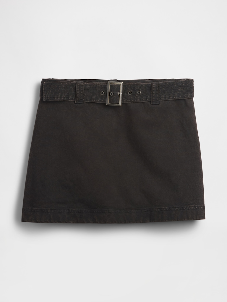 Belted Mini Skort