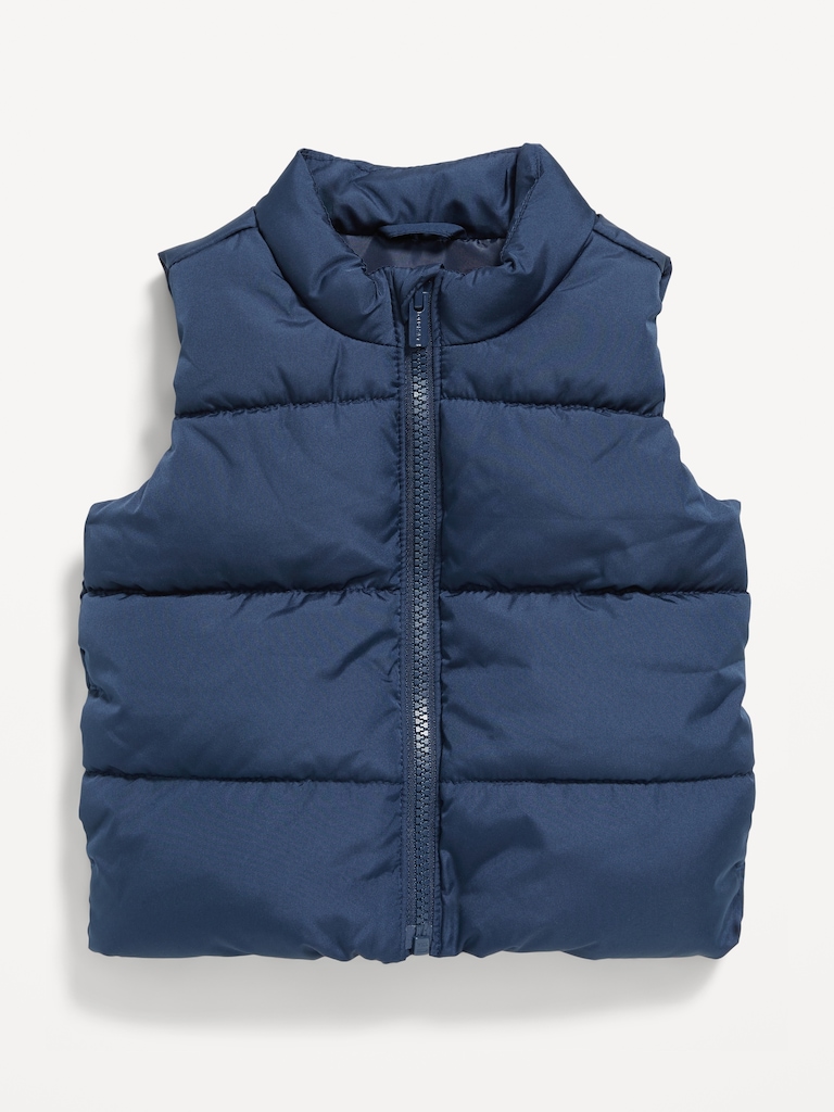 Water-Resistant Frost-Free Puffer Vest for Baby