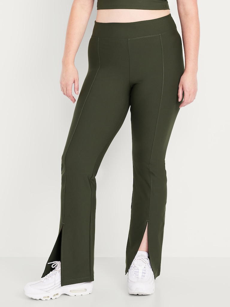 Extra High-Waisted PowerSoft Split-Flare Leggings