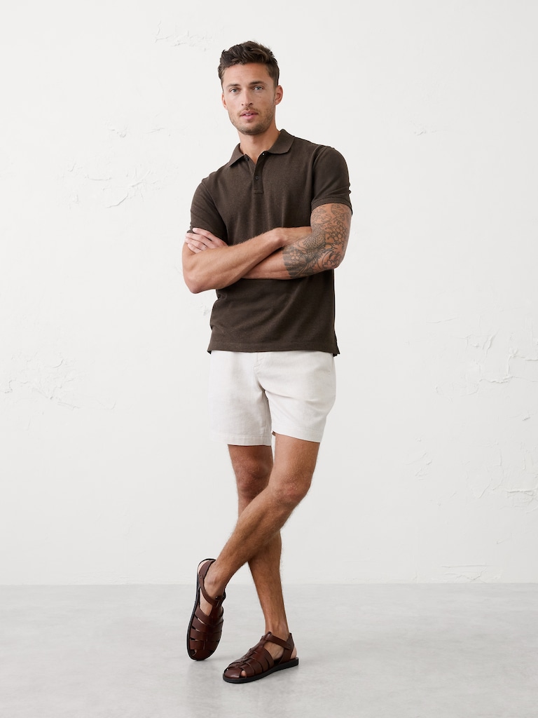 Standard-Fit Pique Polo