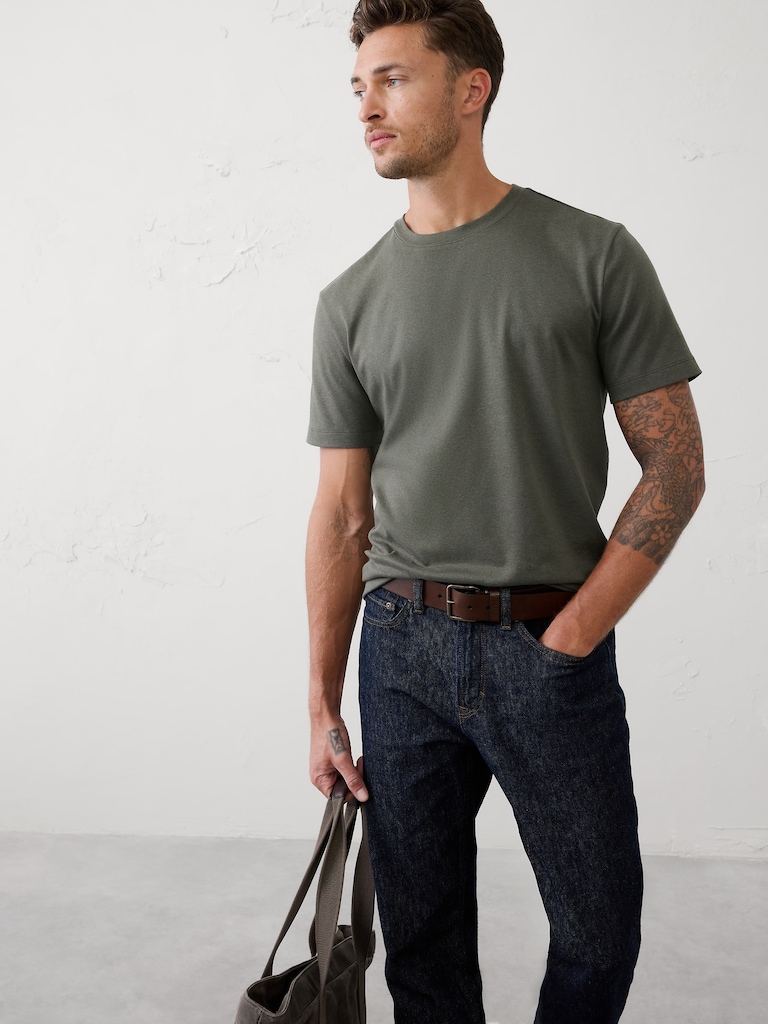 Luxe Touch Crew-Neck T-Shirt