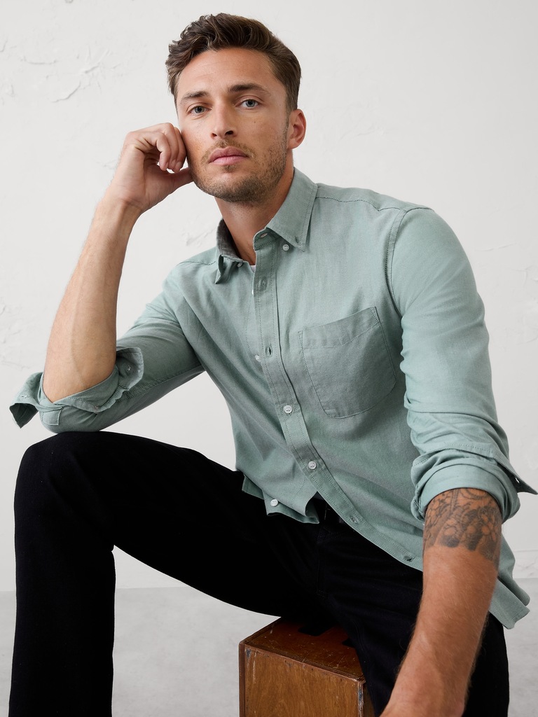 Slim-Fit Oxford Shirt