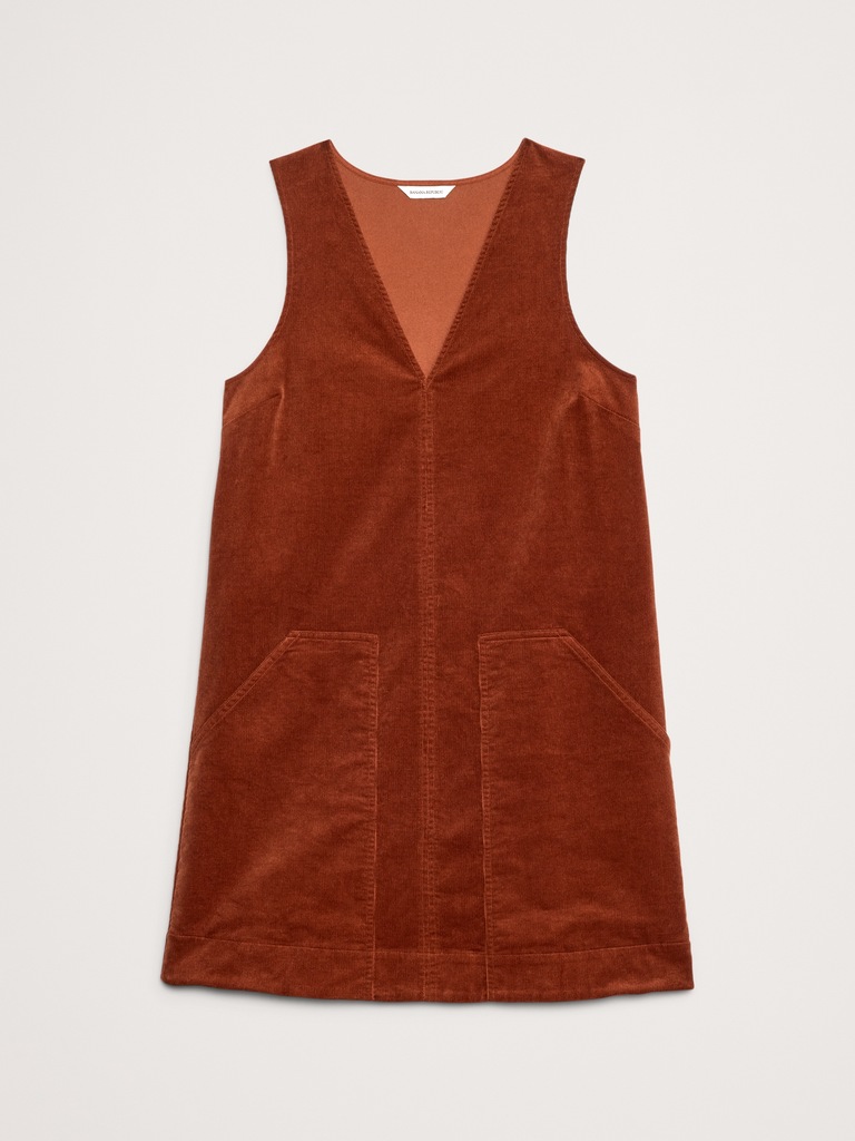 Corduroy Shift Dress