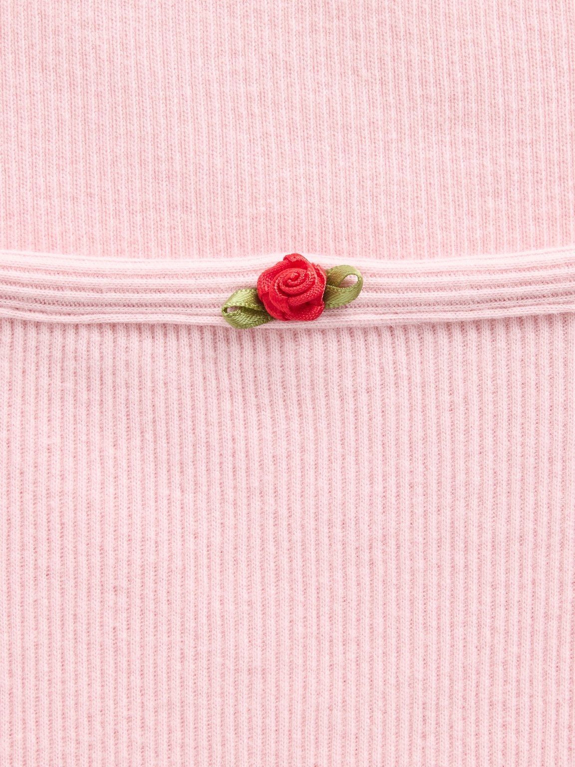 Kids Rib Puff-Sleeve Top