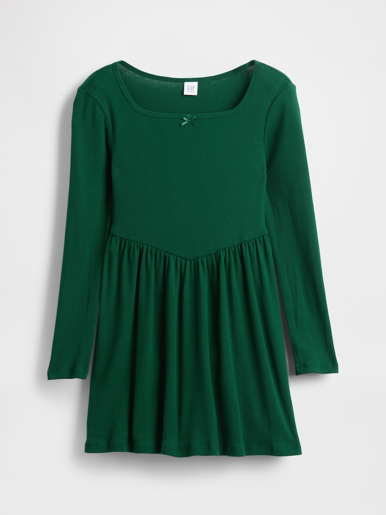 Kids Square-Neck Dress