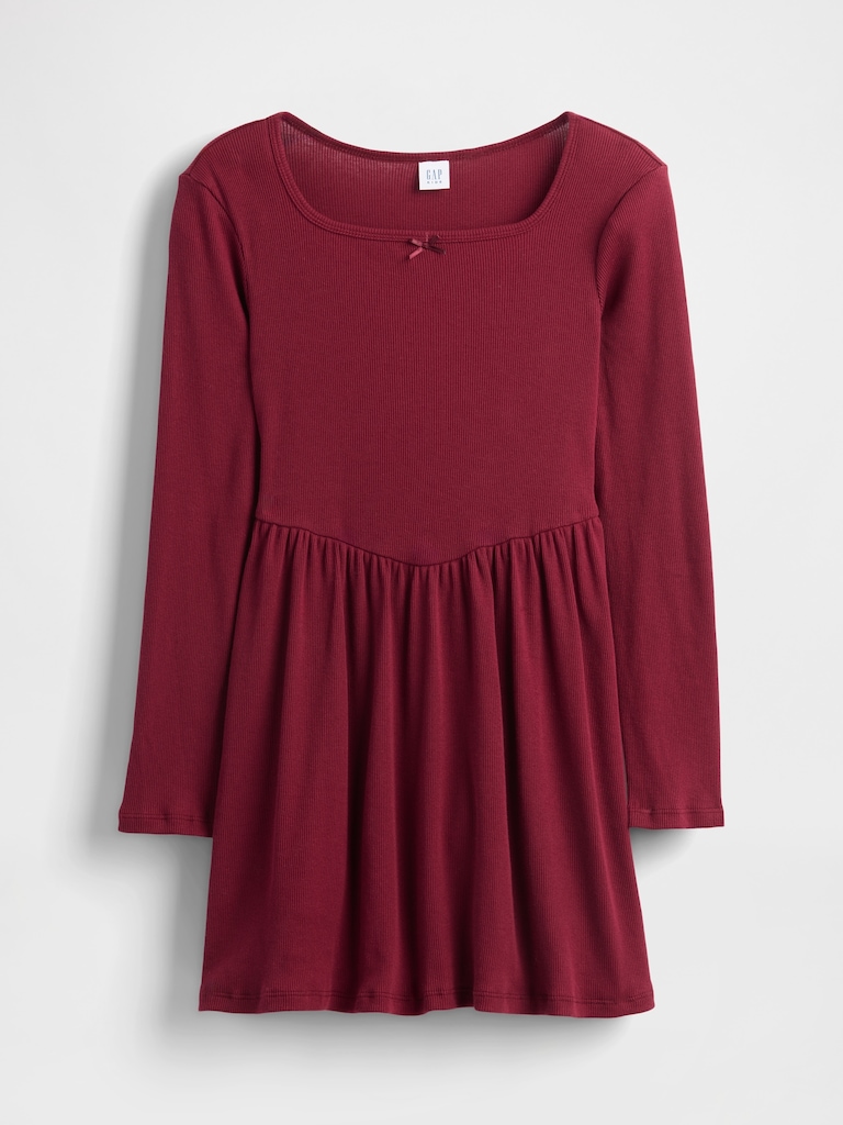 Kids Square-Neck Dress