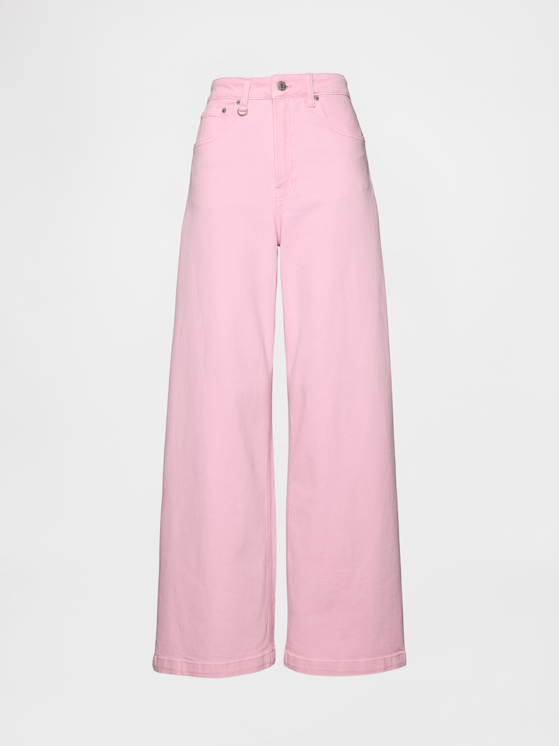 Sky High Rise Stride Wide-Leg Jeans