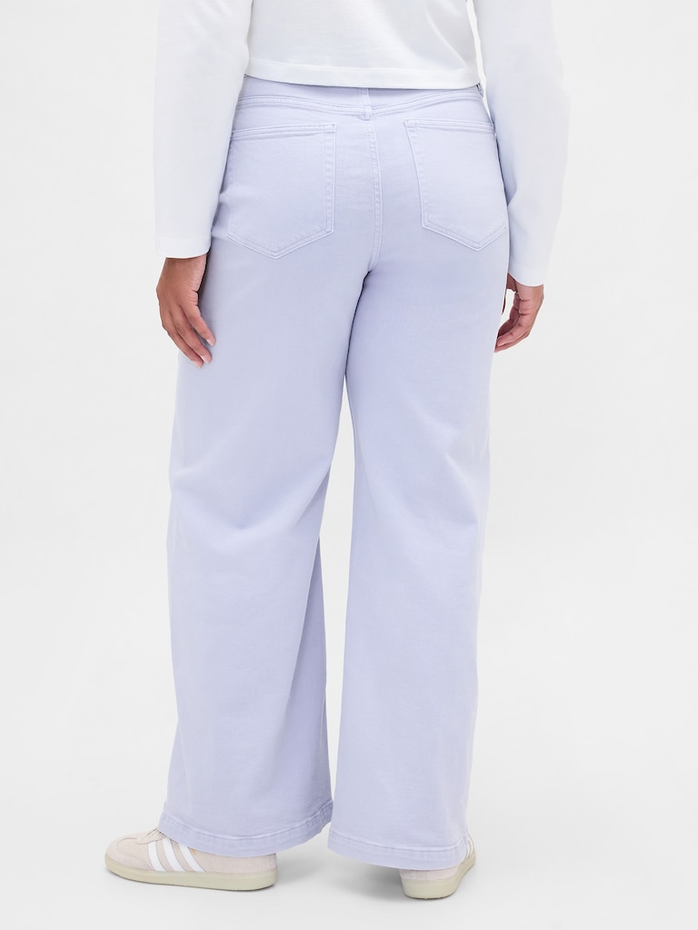Extra High Rise Stride Wide-Leg Jeans