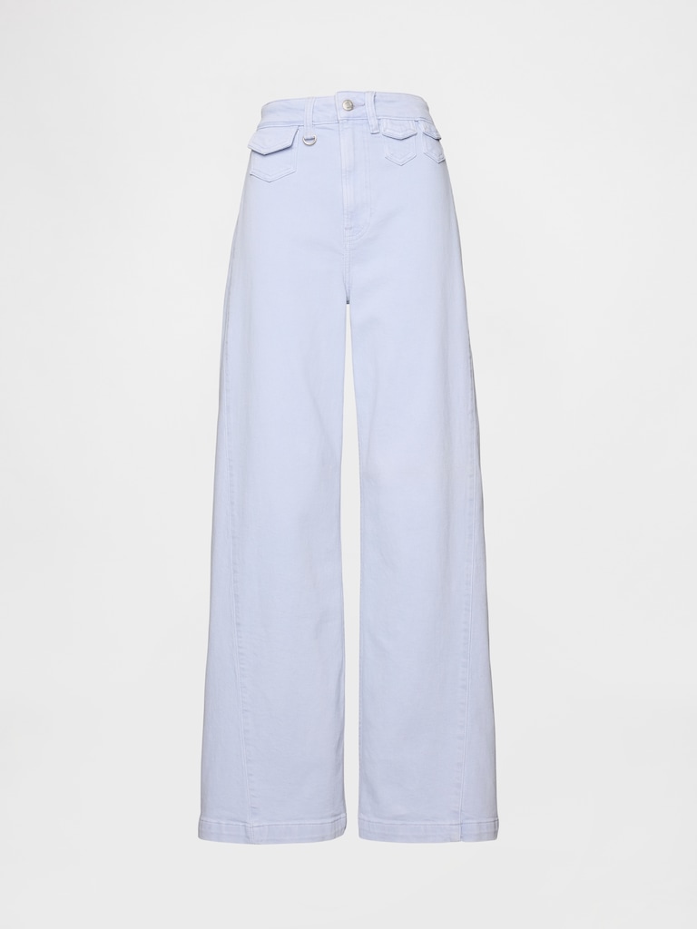 Extra High Rise Stride Wide-Leg Jeans