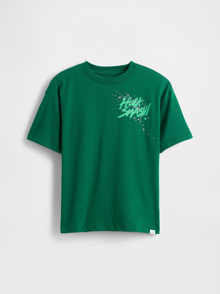 Kids Marvel Relaxed Graphic T-Shirt