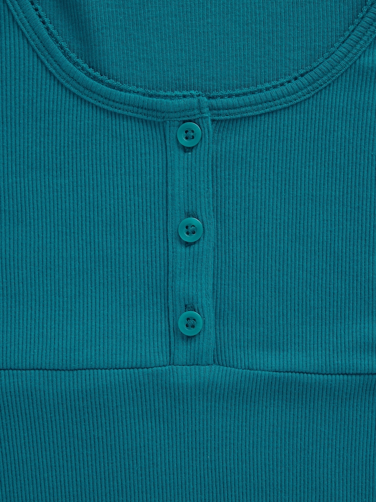 Kids Rib Henley Dress
