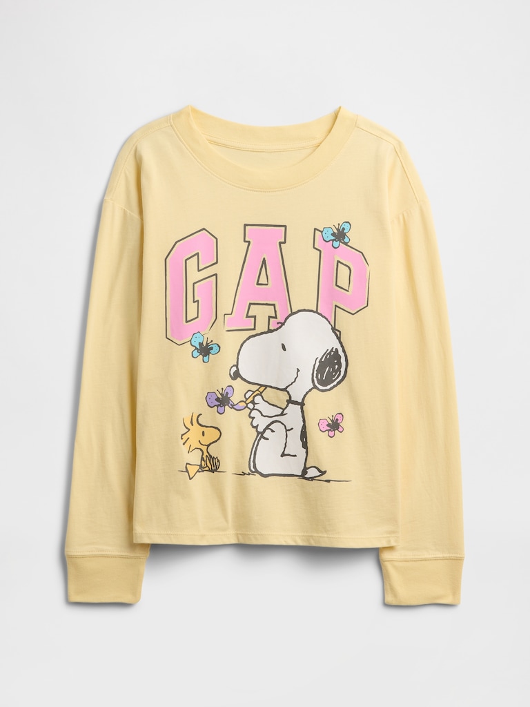 GapKids | Peanuts Oversized Logo T-Shirt