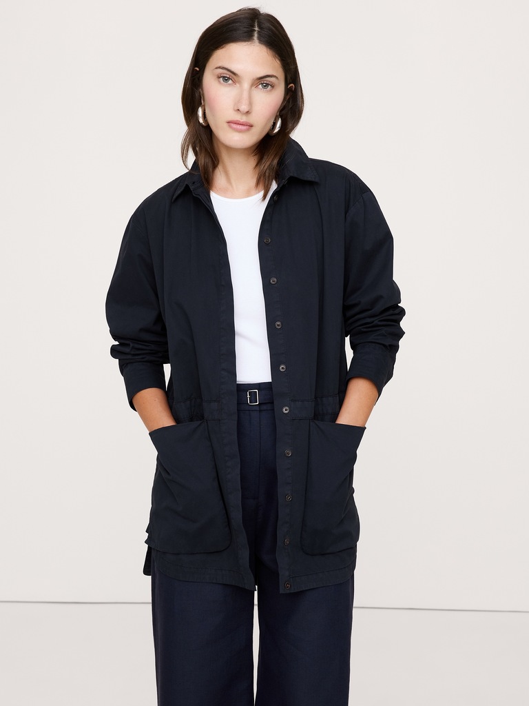 Cotton Twill Utility Tunic