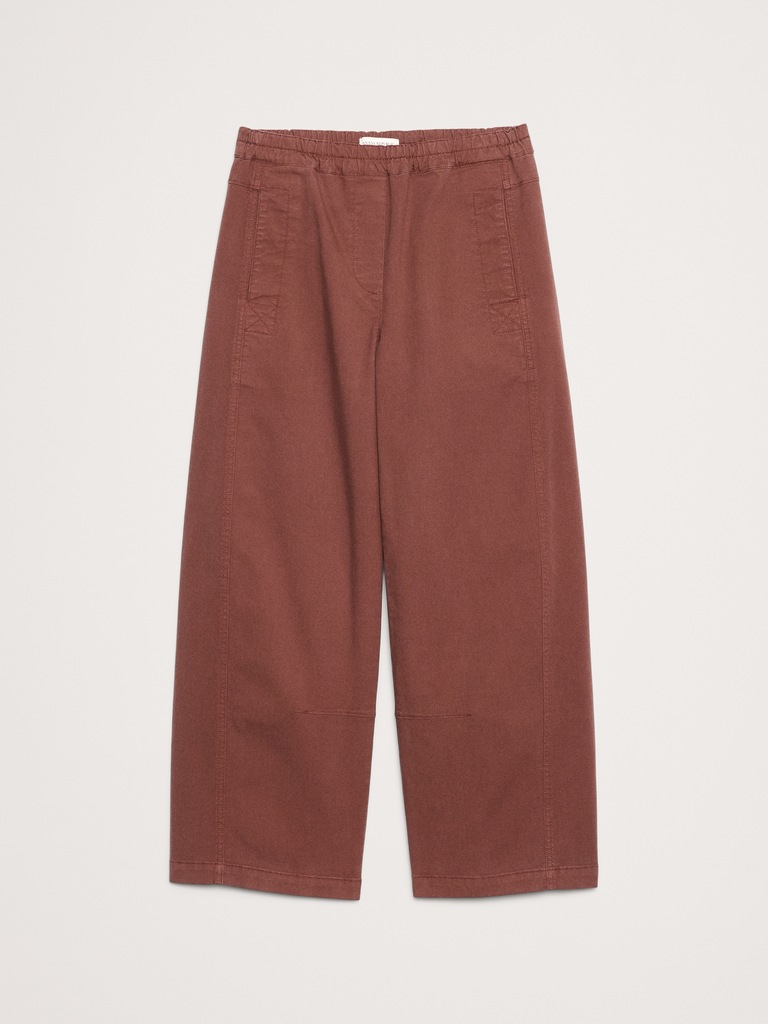 Mid-Rise Relaxed Painter Pull-On Pant