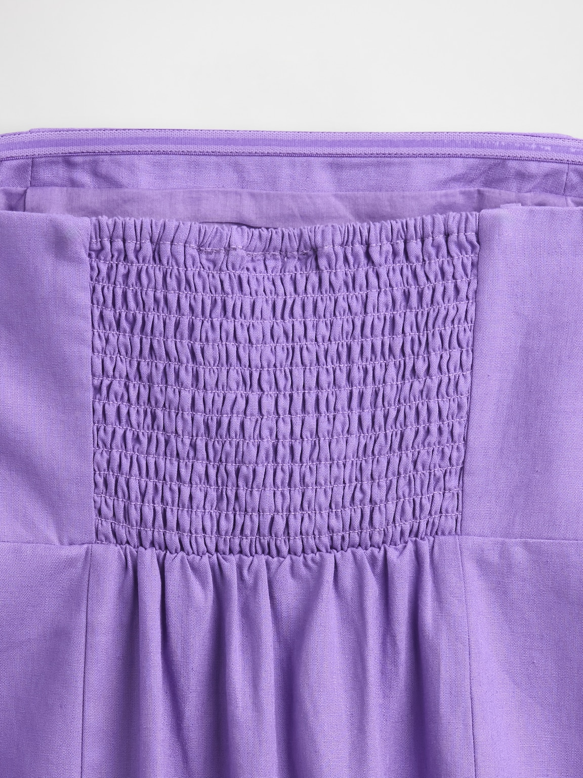 Linen-Blend Mini Dress