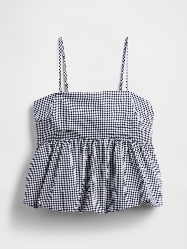 Poplin Bubble Top