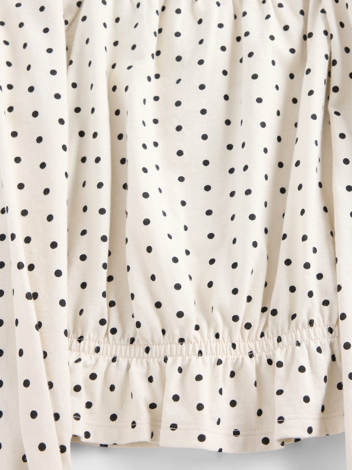 Kids Crinkle Peplum Top