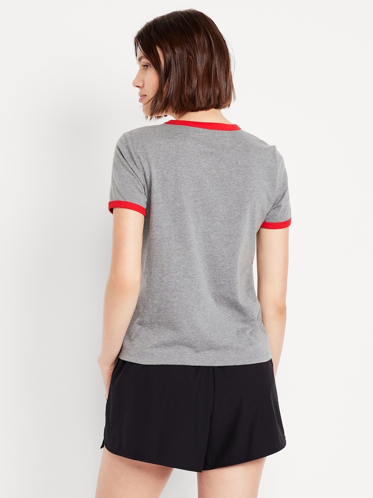 Kansas City Chiefs EveryWear Crew-Neck Ringer T-Shirt