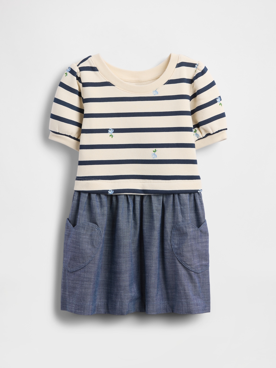 Baby & Toddler VintageSoft Mixed Media Dress