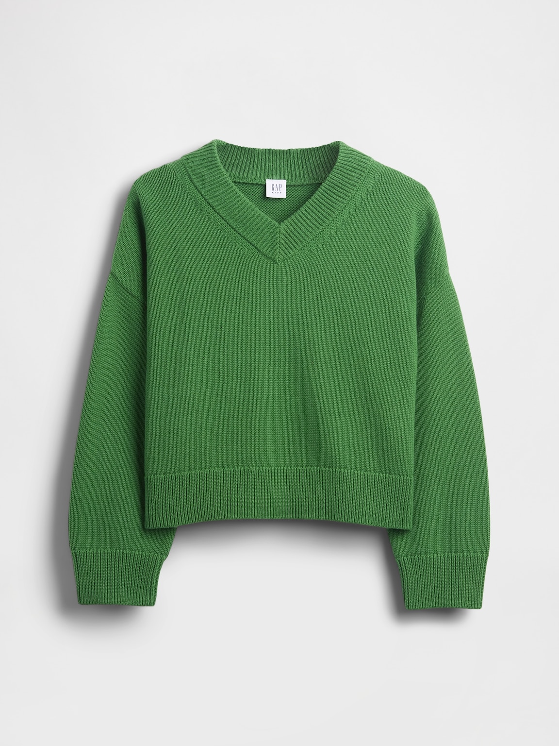 Kids Boxy V-Neck Sweater