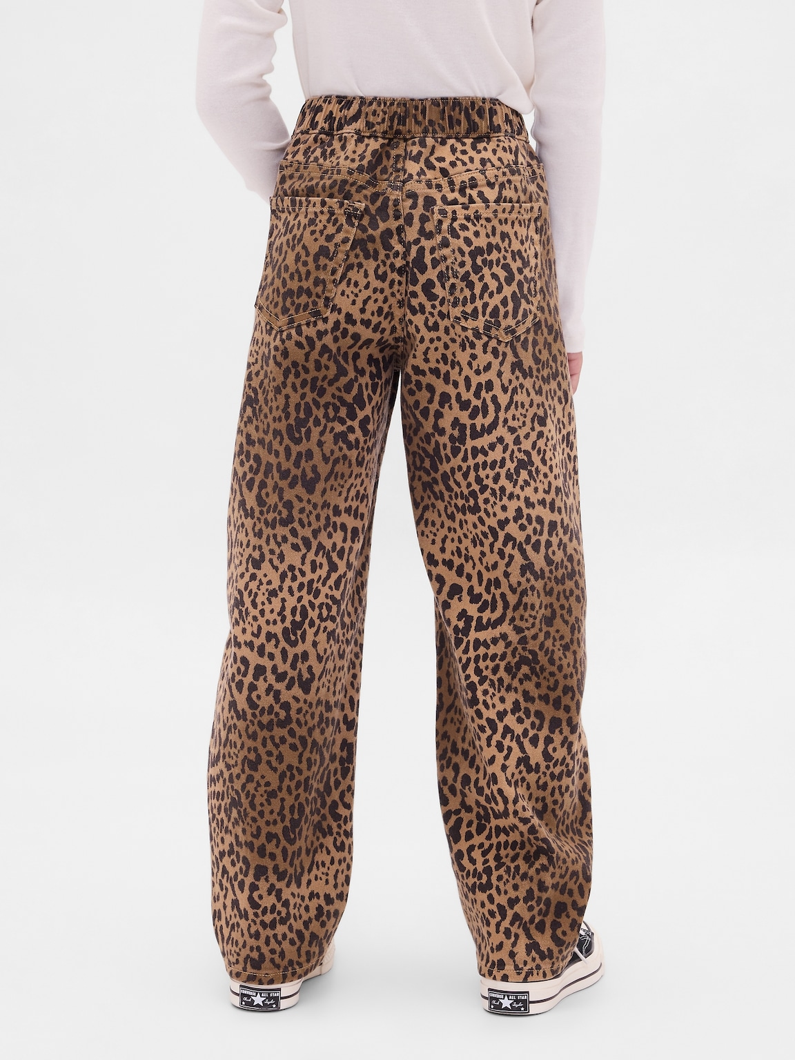 Kids High Rise Easy Barrel Jeans