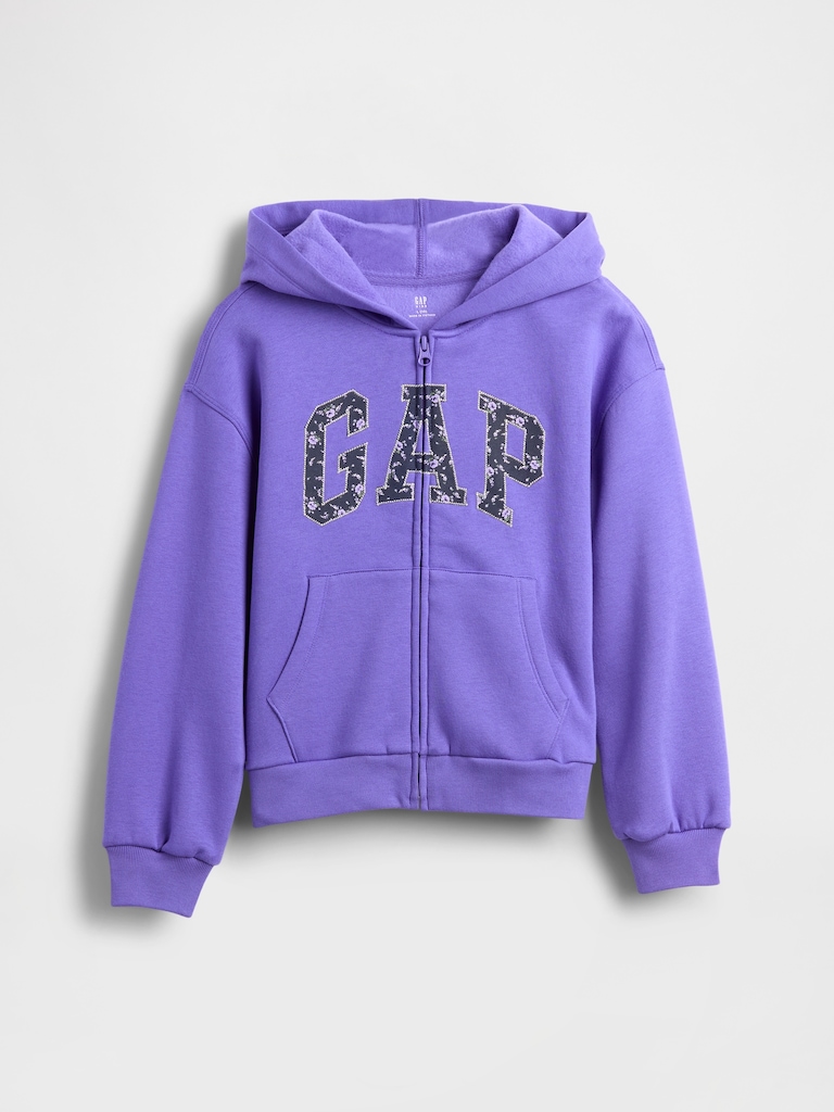 Kids VintageSoft Logo Zip Hoodie